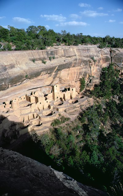 Pueblo Indian cliff dwellings, built 11th-14th century by Unbekannt Unbekannt